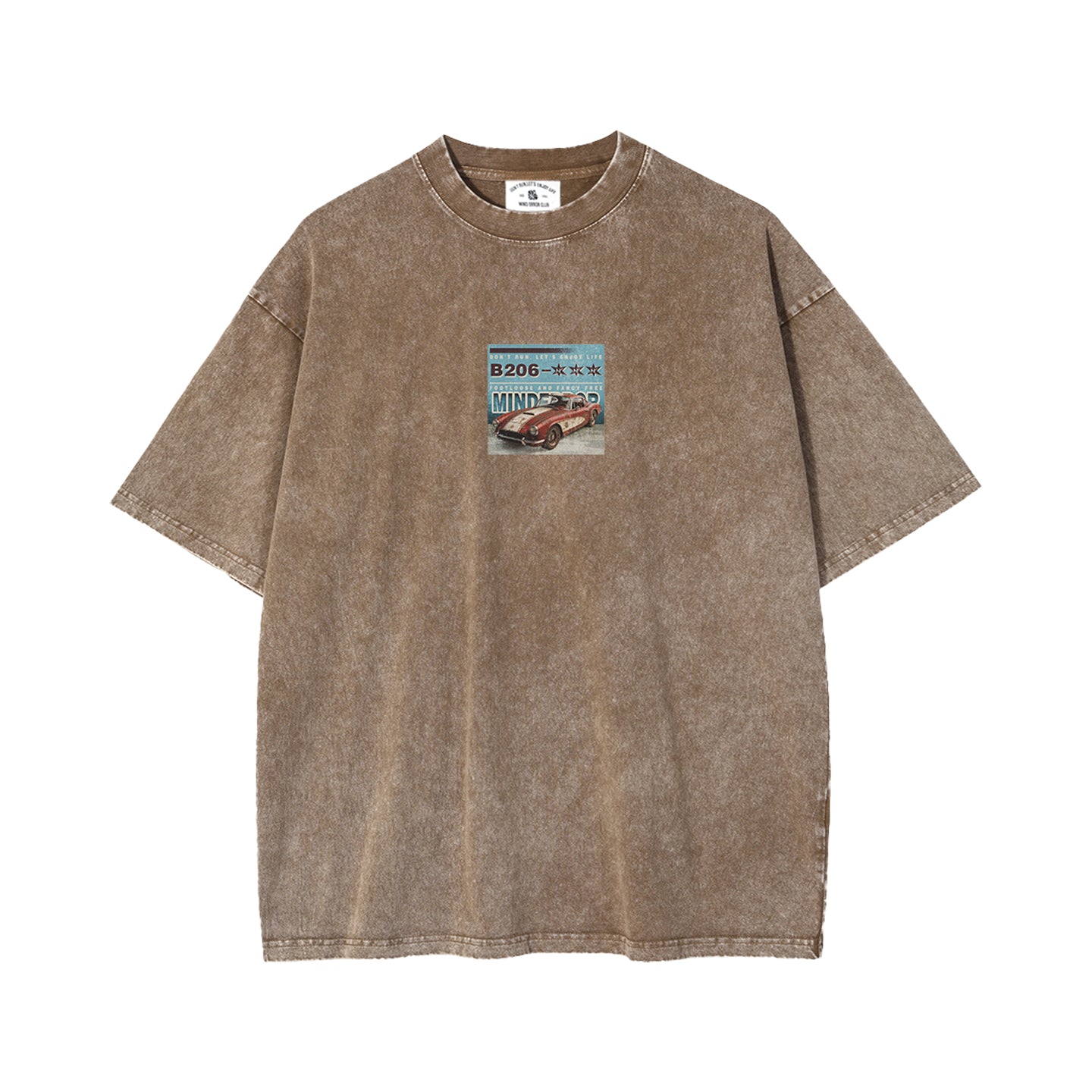 Mind Error Car Garment Dyed Tee-STA6001