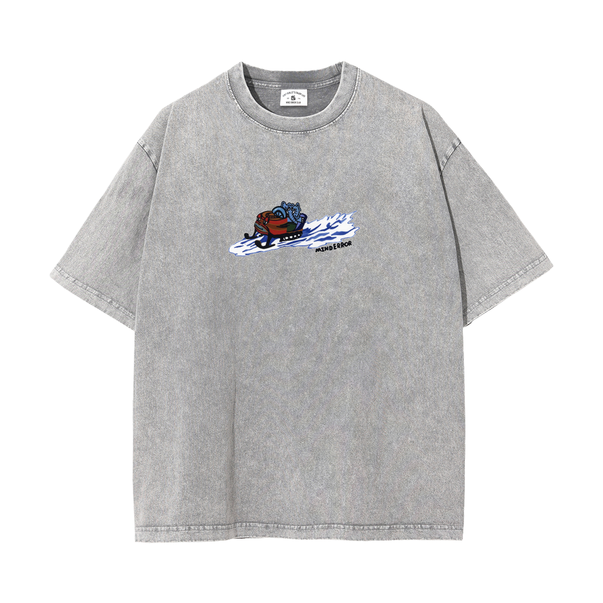 MindError ME Ski Garment Dyed Tee-STS5106