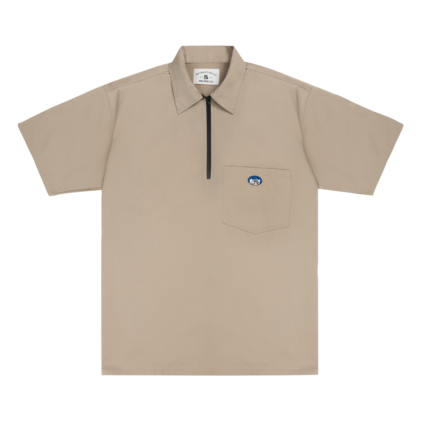 MindError ME Half Zip Polo Shirt-SSP5004