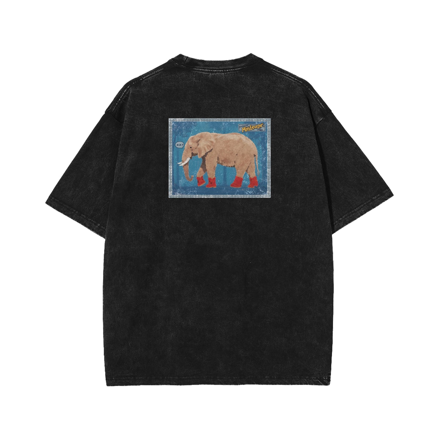 Mind Error  Elephant Garment Dyed Tee