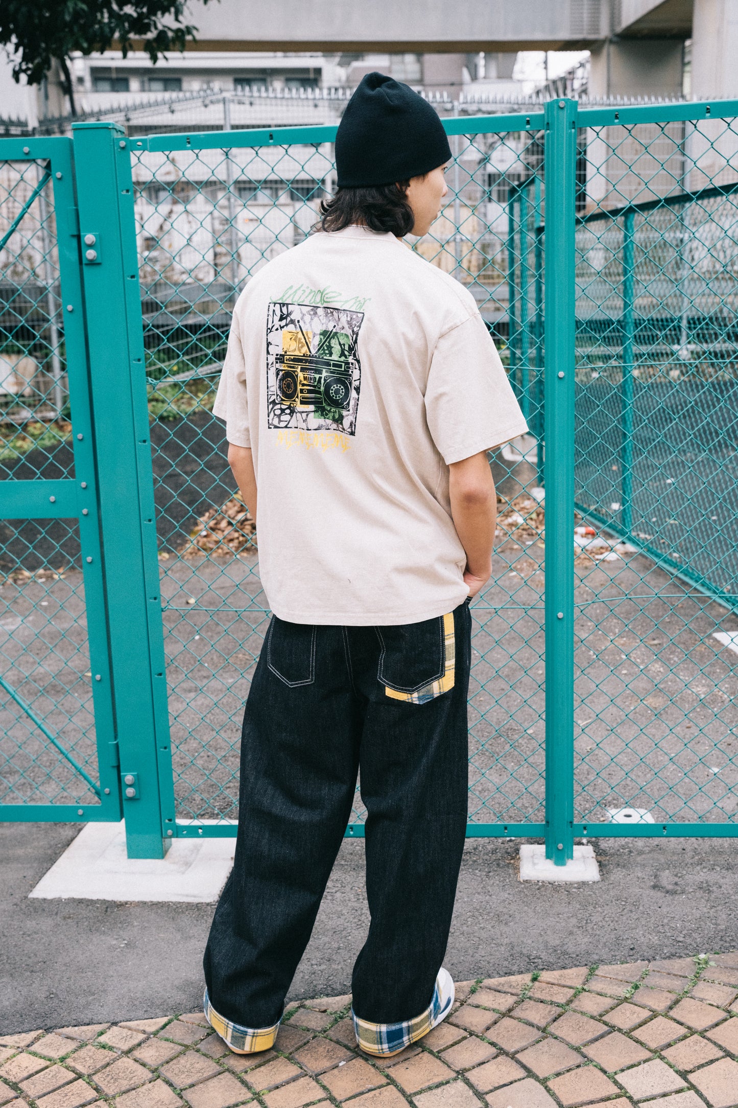 MindError ME Radio Garment Dyed Tee-STS5105