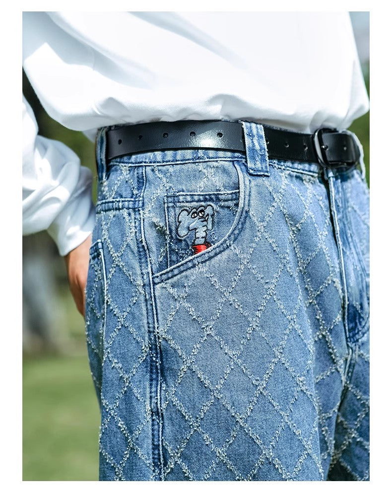 Mind Error ME Check Jeans-SPL4023